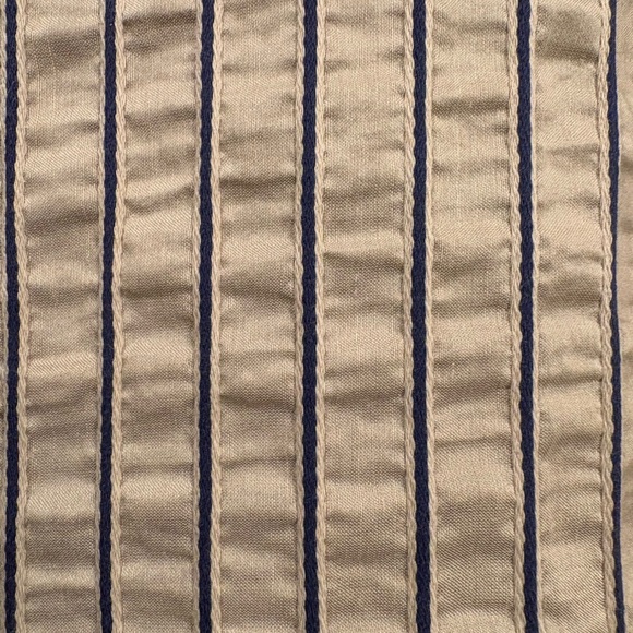 Vintage Giorgio Armani Ramie Silk Striped Wide Leg Trousers Pants Women’s 6-8 - Picture 4 of 16